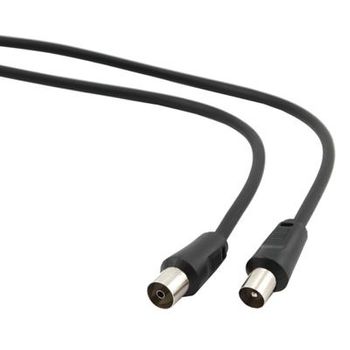 Goobay Cable Coaxial Antena Acodado 2.5m Negro