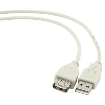 Cable Alargador Usb Gembird Cc-usb2-amaf-75cm/30 Blanco