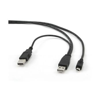 Cable Doble Usb A Mini Usb Gembird Ccp-usb22-am5p-3 Negro