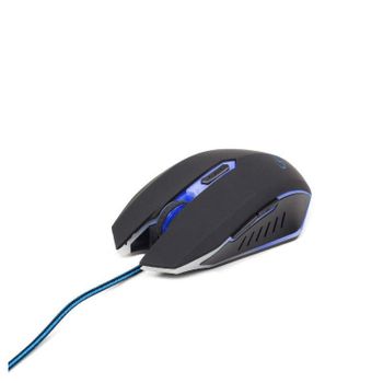 Gembird Musg-001-b Usb 2400dpi Ambidextro Negro, Azul Ratón