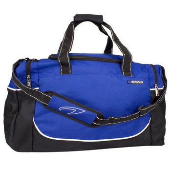 Bolsa Grande De Deporte  50te, Negro/ Azul Cobalto Avento