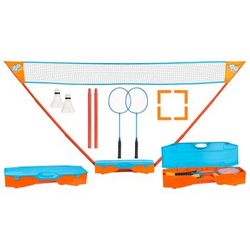 Set De Bádminton Inmediato Azul Y Naranja Get & Go