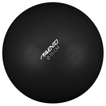 Pelota De Fitness/gimnasio 55 Cm Diámetro Negra Avento