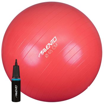 Pelota De Fitnes/gimnasio Y Bomba Rosa 65 Cm Diámetro Avento