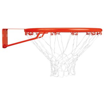 Aro De Baloncesto Con Red Naranja Avento