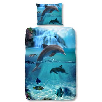 Funda De Edredón 5586-p Will 140x200/220 Cm Azul Good Morning