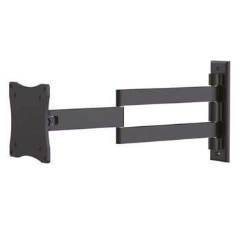 Soporte Pared Pantalla Plana Full Motion 10"-27" 5-37 Cm Negro Newstar