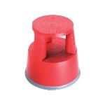 Sin Marca Taburete  Polipropileno Resistente  3soportes Y 2 Pelda�os Rojo 440x240mm H...