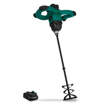 Vonroc Mezclador De Pintura / Cemento - Vpower 20v - Incl. Batería 2.0ah Y Cargador Rápido - Incl. Agitador 600mm, Ø120mm