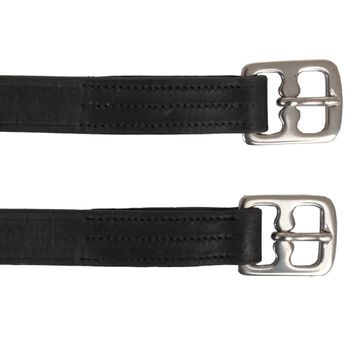 Correas De Estribos 2 Unidades Cuero Negro 115 Cm 180060-0232 Horka