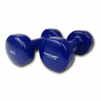 Tunturi Vinyl Dumbbells 4kg - Mancuernas