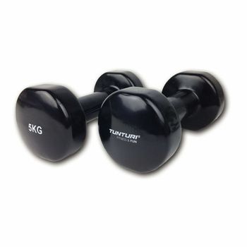 Tunturi Vinyl Dumbbells 5kg - Mancuernas