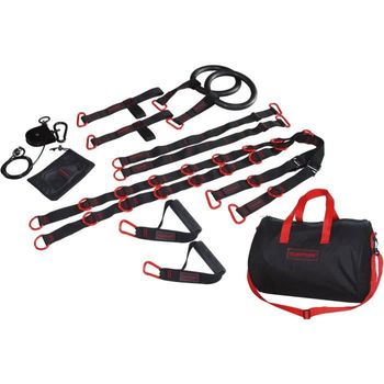 Kit Accesorios Y Correas Para Culturismo Negro Tunturi