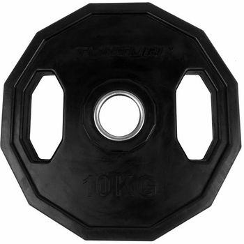 Tunturi Olympic Rubber Plate 10kg- Disco Pesa 1x 10kg Goma