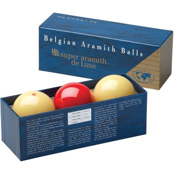 Juego De Bolas De Carambola Super Aramith Deluxe 61,5 Mm