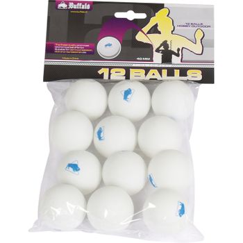 Pelotas De Tenis De Mesa Buffalo Hobby Outdoor 12pcs.