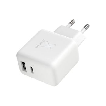 Cargador Corriente 30w Tecnología Gan Usb-c + Usb Compacto Xtorm Volt Ii Blanco