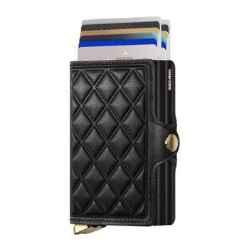 Carteira Secrid Premium Twinwallet Emboss Diamond Black