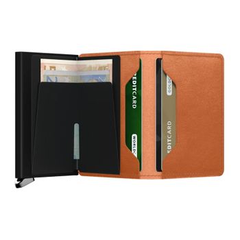 Carteira Secrid Premium Slimwallet Basco Cognac