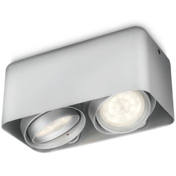 Myliving Foco Led Cubo Afzelia 2x4,5 W Plateado 532024816 Philips