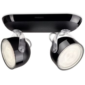 Myliving Foco Led Dyna 2x3 W Negro 532323016 Philips