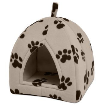 Cama Cubo Para Gatos Tamaño L Beige Vidaxl