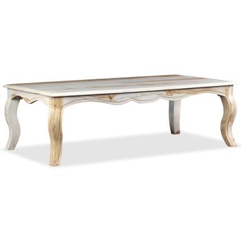 Mesa De Centro De Madera Maciza De Sheesham 110x60x35 Cm Vidaxl