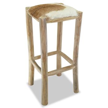 Taburete Plegable Madera Maciza De Teca 40x32,5x70 Cm Vidaxl con Ofertas en  Carrefour