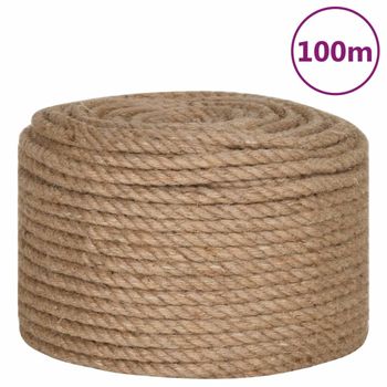 Cable de cuerda de yute tejida y enfundada 3x0,75mm 25m euro/m  8425998119756 11975 EDM