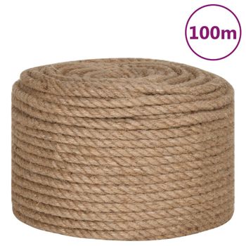 Cuerda 100% Yute 12 Mm 100 M Vidaxl