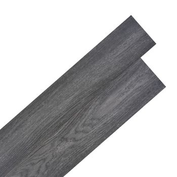 Lamas Para Suelo De Pvc Autoadhesivas 5,02m² 2mm Negro Y Blanco Vidaxl