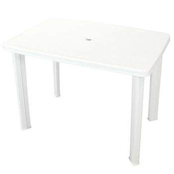 Mesa Jardin Redonda Blanca - Gardenlife - 4024 - 90 Cm.. con Ofertas en  Carrefour