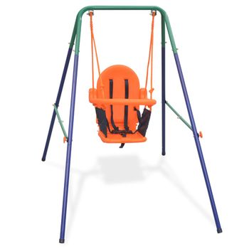 HOMCOM Tobogán Infantil con Columpio y Canasta Baloncesto 3 en 1 para Niños  de +18 Meses con Asiento Ajustable Centro de Actividades para Interior y  Exterior 150x190x100 cm Multicolor