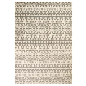 Alfombra Moderna De Diseño Tradicional Beige/gris 160x230 Cm Vidaxl