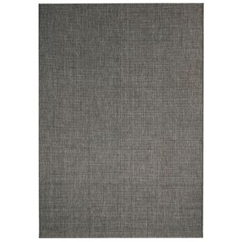 Alfombra Exterior/interior 80x150 Apariencia Sisal Gris Oscuro Vidaxl