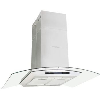 Campana Extractora De Techo 90 Cm Pantalla Táctil 756 M³/h Led Vidaxl