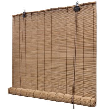 Estor Enrollable De Bambú Natural 4 Unidades 120x160 Cm Vidaxl con Ofertas  en Carrefour