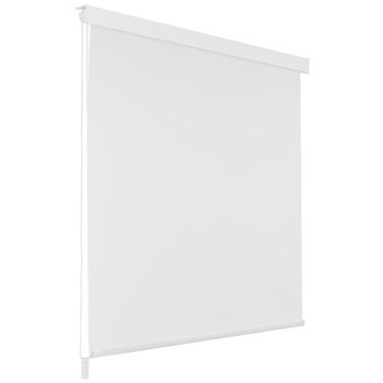 Persiana Enrollable De Ducha Blanco 80x240 Cm Vidaxl