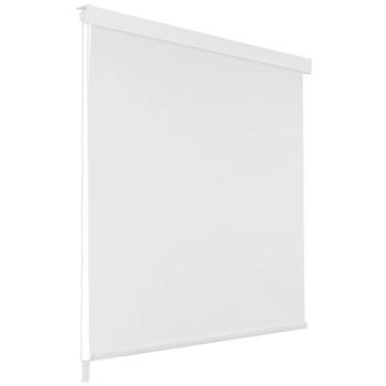 Persiana Enrollable De Ducha Blanco 100x240 Cm Vidaxl