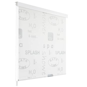 Persiana Enrollable De Ducha Splash 100x240 Cm Vidaxl