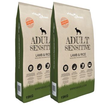 Comida Seca Para Perro Adult Sensitive Lamb & Rice 2 Uds 30 Kg