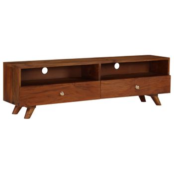 Mueble Para Tv De Madera Maciza Reciclada 140x30x40 Cm Vidaxl