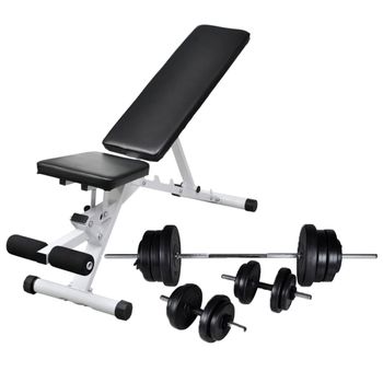 BalanceFrom El Juego de Pesas de 45 kg Incluye la Barra y los Clips :  : Deportes y Aire Libre