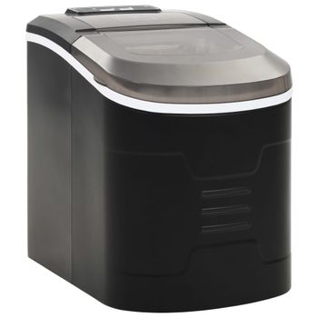 Máquina Para Hacer Cubitos De Hielo 2,4 L 15 Kg / 24 H Negro Vidaxl