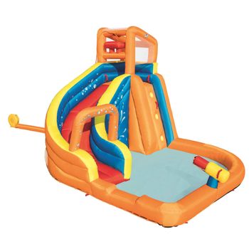 Piscina Infantil Doble Con Bolas, Tobogan Y Mini Juegos 295x190 Cm. con  Ofertas en Carrefour