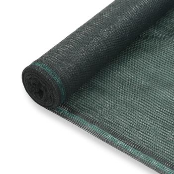 Toldo Para Pista De Tenis Hdpe 1,6x25 M Verde Vidaxl