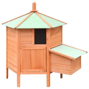 Gallinero De Madera Para Exterior 150,5x54x87 Cm-pawhut. Natural con  Ofertas en Carrefour