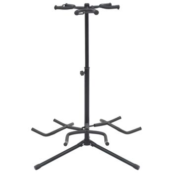 Soporte Para Guitarra De Acero Negro Vidaxl