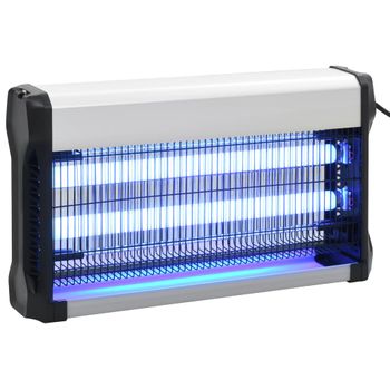 Lámpara Antimosquitos De Aluminio Y Abs Negro 30 W Vidaxl