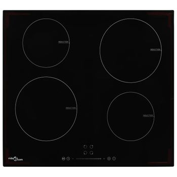  Placa de inducción blanca incorporada, estufa de cocina, vidrio  blanco de cerámica 24 pulgadas, control táctil digital, 9 niveles, 7000 W,  temporizador, cerradura para niños, cocinero bueno 24 : Hogar y Cocina